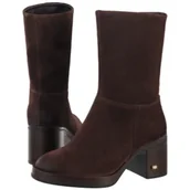 Botki damskie - Botki Brązowe 5810/15 (KN43-a) Karino - miniaturka - grafika 1