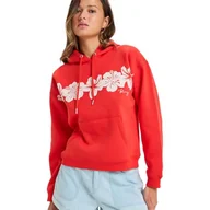 Swetry damskie - Roxy Damska bluza z kapturem Perfect Place szczotkowany sweter (1 szt.) - miniaturka - grafika 1