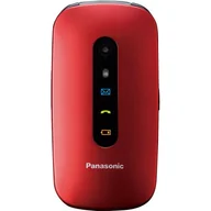 Telefony komórkowe - Panasonic KX-TU456EXRE Czerwony - miniaturka - grafika 1