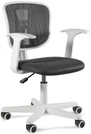 Krzesła obrotowe dla dzieci - Krzesło obrotowe dla dzieci SATOSHI w kolorze szarym z siatką – lekkie, ergonomiczne, maksymalne obciążenie 100 kg - miniaturka - grafika 1
