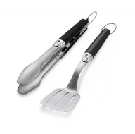 Akcesoria do grilla - Zestaw narzędzi do grilla: szczypce i łopatka Premium - Weber - miniaturka - grafika 1