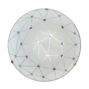 Candellux Plafon szklany lampa biała LED Rock 13-75079 13-75079 - Lampy ścienne - miniaturka - grafika 1