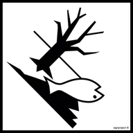 Systemy ekspozycyjne i znaki informacyjne - MB032 PRODUKT NIEBEZPIECZNY DLA ŚRODOWISKA, FN - FOLIA SAMOPRZYLEPNA; (250X250MM) - miniaturka - grafika 1