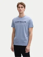 Koszulki męskie - Tom Tailor T-Shirt 1045940 Niebieski Regular Fit - miniaturka - grafika 1
