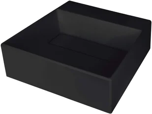 Deante Umywalka granitowa nablatowa Correo czarna nero CQR_NU4M - Umywalki - miniaturka - grafika 1