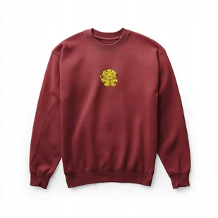 Bluza bordowa z haftem Pikachu uroczy styl anime dla fanów Pokemon M - Bluzy męskie Bluza bordowa z haftem Pikachu uroczy styl anime dla fanów Pokemon M - Bluzy męskie - miniaturka - grafika 1