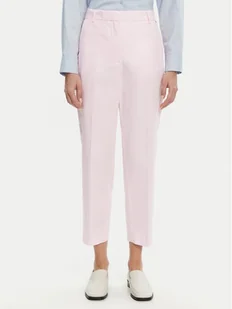 Tommy Hilfiger Chinosy WW0WW40504 Różowy Straight Fit - Spodnie sportowe damskie - miniaturka - grafika 1