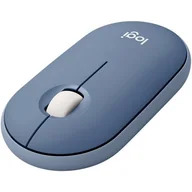 Myszki - LOGITECH Pebble M350 Niebieski 910-006753 - miniaturka - grafika 1
