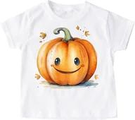 Koszulki dla dziewczynek - koszulka na dzień dyni do przedszkola dynia2 - miniaturka - grafika 1