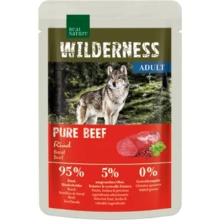 REAL NATURE WILDERNESS Adult Pure Beef 12x100 g - Mokra karma dla psów - miniaturka - grafika 1