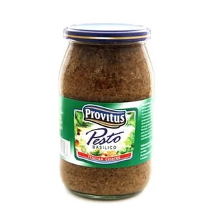 PESTO Z BAZYLIĄ PROVITUS 850G Produkt pasteryzowany - Majonezy i dressingi - miniaturka - grafika 1