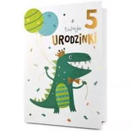 Kartki okolicznościowe i zaproszenia - Karnet B6 Urodziny 5 - miniaturka - grafika 1
