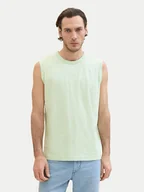 Koszulki męskie - Tom Tailor Tank top 1041815 Zielony Regular Fit - miniaturka - grafika 1