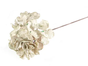 Sztuczna hortensja kremowa - 60 cm - 1 szt. - Ozdoby bożonarodzeniowe - miniaturka - grafika 1