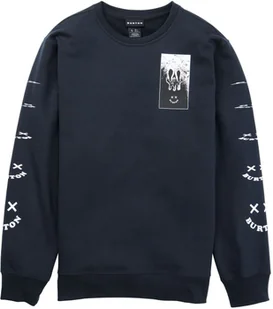 bluza męska BURTON SKELETON KEY 24 CREW True Black - Bluzy męskie - miniaturka - grafika 1