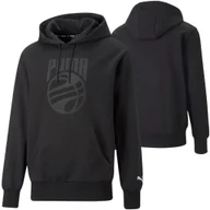 Bluzy męskie - Bluza męska sportowa dresowa z kapturem PUMA Posterize Hoodie kangurka L - miniaturka - grafika 1