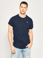 Koszulki męskie - G-Star Raw T-Shirt Lash R T D16396-2653-B111 Granatowy Regular Fit - miniaturka - grafika 1