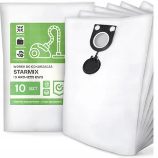 10x Worek do Odkurzacza Starmix Is ARD-1225 Ews Syntetyczny Tekstylny G9 - Worki do odkurzaczy - miniaturka - grafika 1