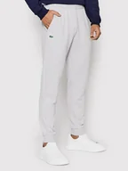 Spodnie sportowe męskie - Lacoste Spodnie dresowe XH9559 Szary Regular Fit - miniaturka - grafika 1