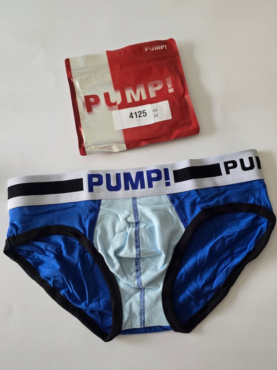 Męska bielizna, slipy marki PUMP rozmiar M, nowe majtki (4125)