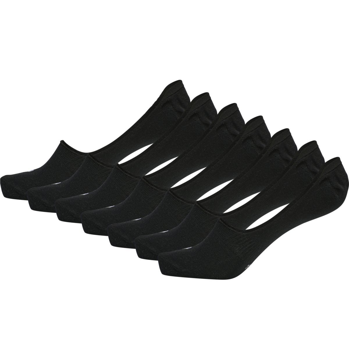Zestaw 6-pak skarpetki czarne stopki Hummel Chevron NO SHOW SOCKS R.36-40