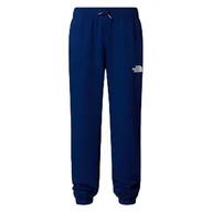 Spodnie męskie - The North Face Mężczyźni Reaxion Fleece Joggers Summit Navy Dark Heather S - miniaturka - grafika 1