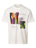 Koszulki męskie - Tom Tailor Denim - T-shirt męski, biały - miniaturka - grafika 1
