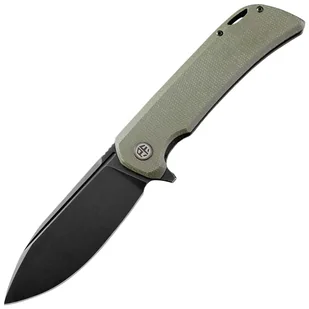 Nóż składany Petrified Fish Tunny PF-B05 - Black Stonewash/Green Micarta - Noże - miniaturka - grafika 1