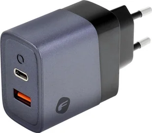 FORCELL F-ENERGY GaN VT-39 ładowarka sieciowa Typ C + USB A PD QC4.0 4A 45W szara - Ładowarki do telefonów - miniaturka - grafika 1