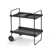 Wózki kuchenne - Metalowy barek na kółkach 40.5x61 cm A-Cocktail – Zone - miniaturka - grafika 1