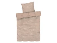 Pościel - LIVARNO home Pościel satynowa dwustronna z mikrofibry, 140 x 200 cm (Beżowy w kwiaty) - miniaturka - grafika 1