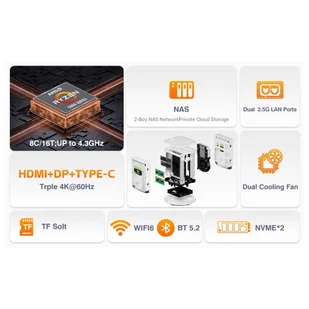 Mini PC T-BAO R3 Pro - Mini PC - miniaturka - grafika 10