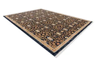 Dywan KESHAN Frędzle, orientalny klasyczny 7680/53511 beż / granat wielokolorowy 120x145 cm - Dywany - miniaturka - grafika 1