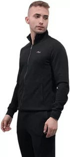 Bluzy męskie - FILA męska bluza sevilla, czarny, XL - grafika 1
