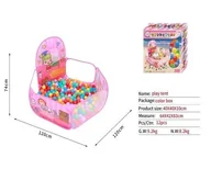 Piłki dla dzieci - Basen 120x120cm 50 piłek - zabawka - miniaturka - grafika 1