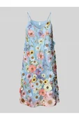 Sukienki - Sukienka koktajlowa na cienkich ramiączkach model FLOWERING - YAS - miniaturka - grafika 1
