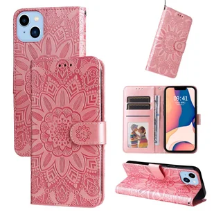 König Design Etui kompatybilne z Apple iPhone 14 Etui na telefon komórkowy ze skóry syntetycznej - Etui na telefon komórkowy różowe - Etui i futerały do telefonów - miniaturka - grafika 1