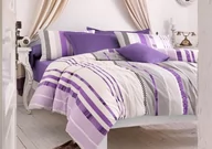 Pościel - VICTORIA Pościel bawełniana Siera Violet - miniaturka - grafika 1