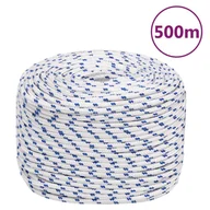 Żeglarstwo - Linka żeglarska, biała, 10 mm, 500 m, polipropylen - miniaturka - grafika 1