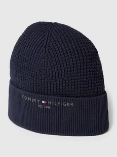 Czapka beanie z detalem z logo model ‘HORIZON’ - Czapki męskie - miniaturka - grafika 1