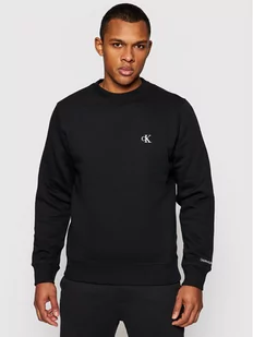 Calvin Klein Jeans Bluza Embroidered Logo J30J314536 Czarny Regular Fit - Bluzy męskie - miniaturka - grafika 1