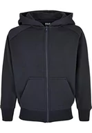 Bluzy dla chłopców - Urban Classics Chłopięca bluza z kapturem z zamkiem błyskawicznym, granatowa, 146/152 - miniaturka - grafika 1