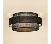 Lampy sufitowe - Brilagi - Plafon SPACE YUTE 1xE27/15W/230V śr. 50 cm czarny - miniaturka - grafika 1