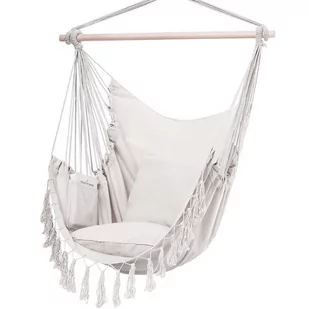 HUŚTAWKA FOTEL WISZĄCY KRZESŁO BRAZYLIJSKIE  BOHO - Fotele ogrodowe wiszące - miniaturka - grafika 1