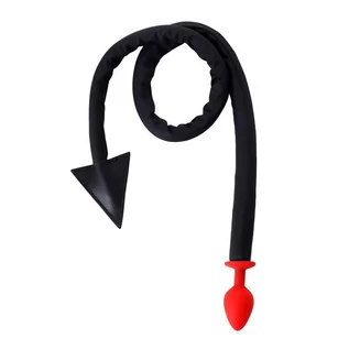 Korki analne - A-Gusto Butt Plug with Devil Tail - grafika 1