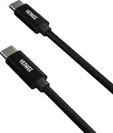 Kable USB - Kabel USB Yenkee USB-C - USB-C 0.2 m Czarny (35055948) - miniaturka - grafika 1