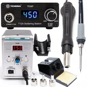 Lutownice - Stacja Techrebal Hot-Air 858D + Stacja Techrebal lutownicza T12A - miniaturka - grafika 1