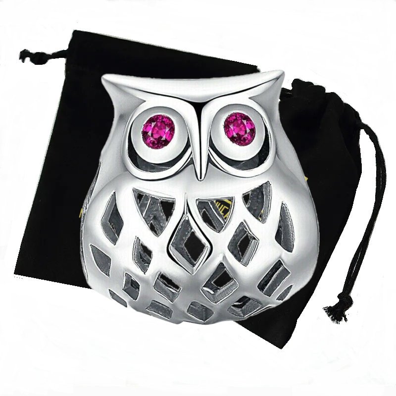 Charms sowa zawieszka srebro prezent 925 celebrytka damska manufaktura łącka