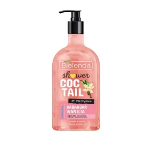 Bielenda Shower Coctail relaksujący żel pod prysznic rabarbar + wanilia 400 ml - Kosmetyki do kąpieli - miniaturka - grafika 1