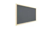 Tablice i flipcharty - Tablica korkowa szary kolor korka (rama drewniana) 60x40 cm - miniaturka - grafika 1